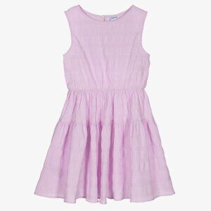 NWT Mayoral Lilac Cotton Dress, Size 14/16